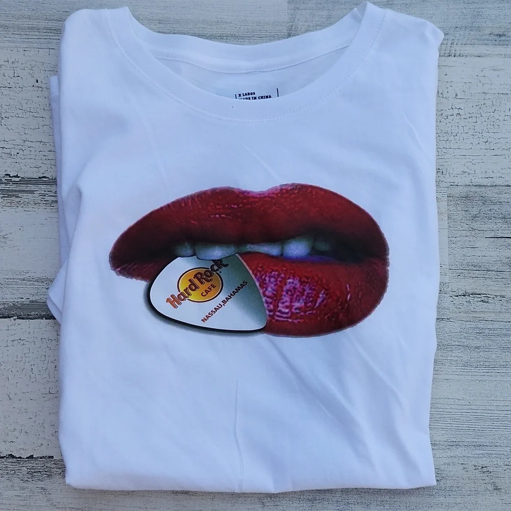 NWT HARD ROCK "BITE ME" T-SHIRT NASSAU, BAHAMAS - Picture 7 of 9